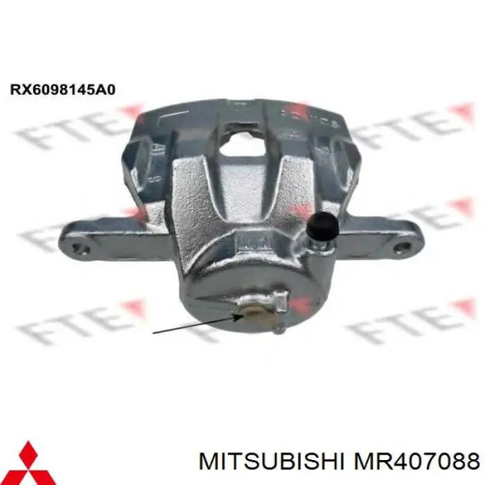 Купити MR407088 Mitsubishi Поршень супорту гальмівного, переднього
