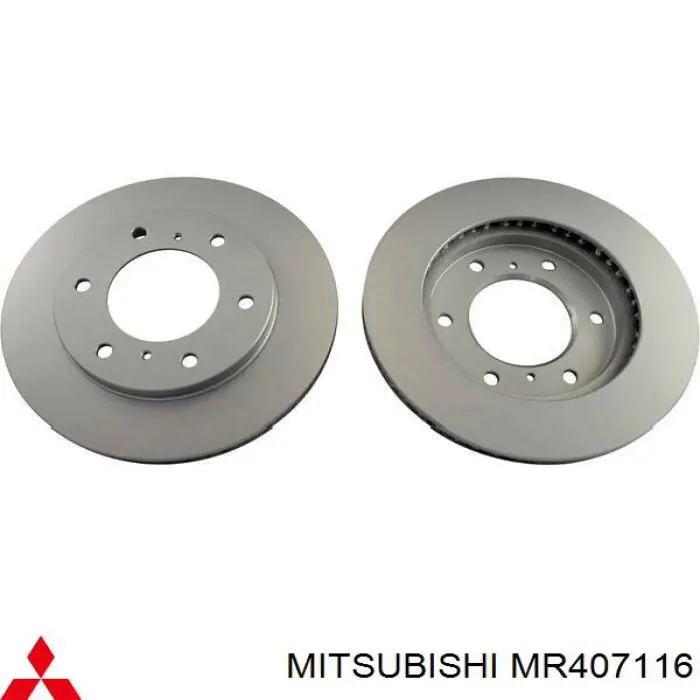 Диск переднього гальма Mitsubishi MR407116 ціна, від 12.67 USD
