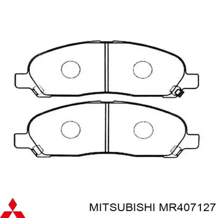 Гальмівні колодки Mitsubishi MR407127 ціна, від 21.05 USD