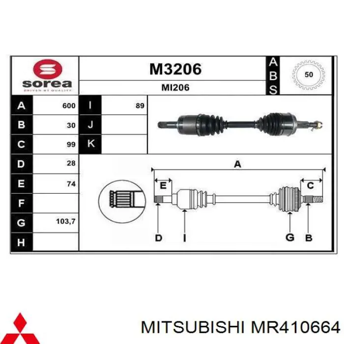  MR410664 Mitsubishi