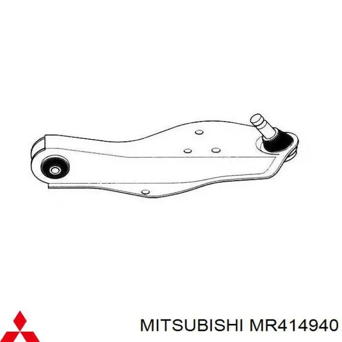 MR414940 Mitsubishi Важіль передньої підвіски нижній, правий