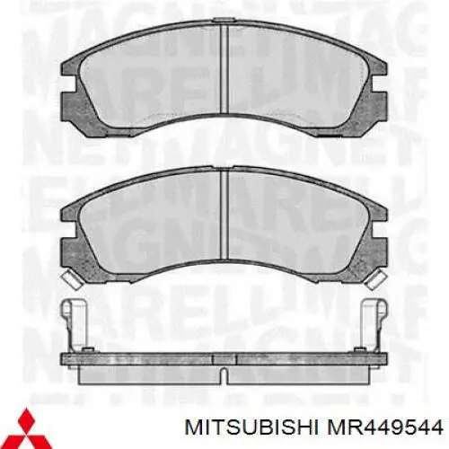 Гальмівні колодки Mitsubishi MR449544 ціна, від 25.34 USD