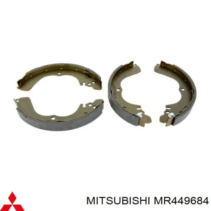 MR449684 Mitsubishi колодки гальмові задні, барабанні