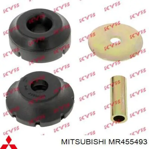 Опора стійки амортизатора переднього Mitsubishi MR455493 ціна, від 2.65 USD