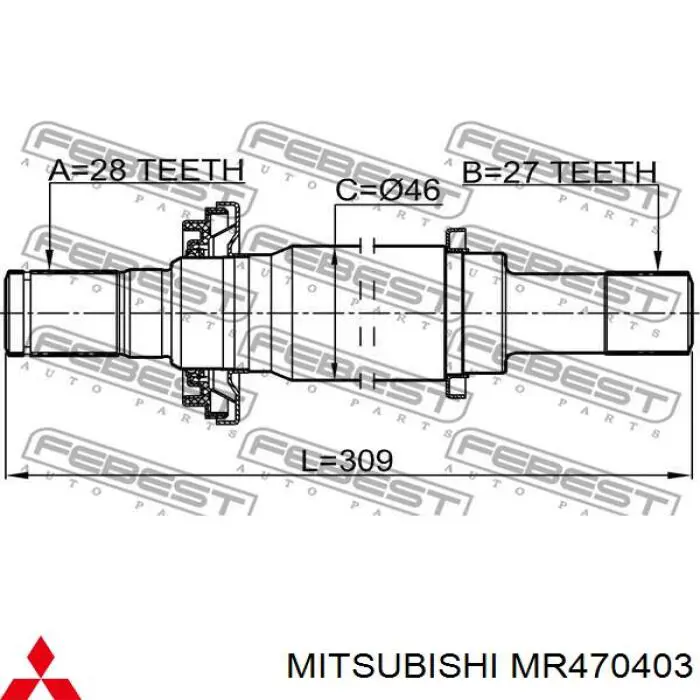  MR470403 Mitsubishi