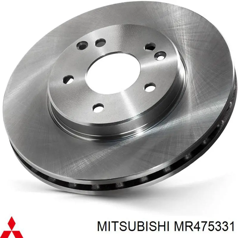 Диск переднього гальма Mitsubishi MR475331 ціна, від 31.67 USD