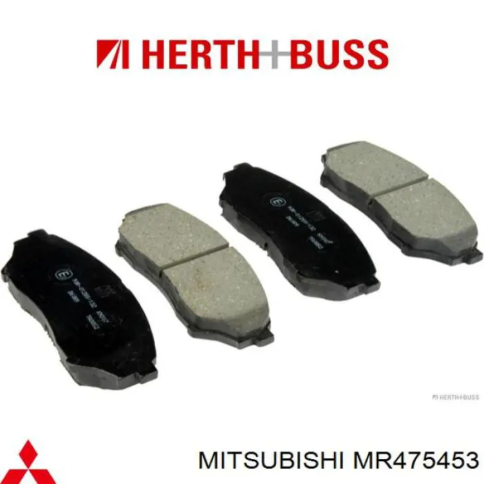 Гальмівні колодки Mitsubishi MR475453 ціна, від 16.08 USD