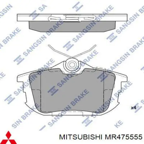 Трос ручного гальма задній, лівий Japan Parts BC572L