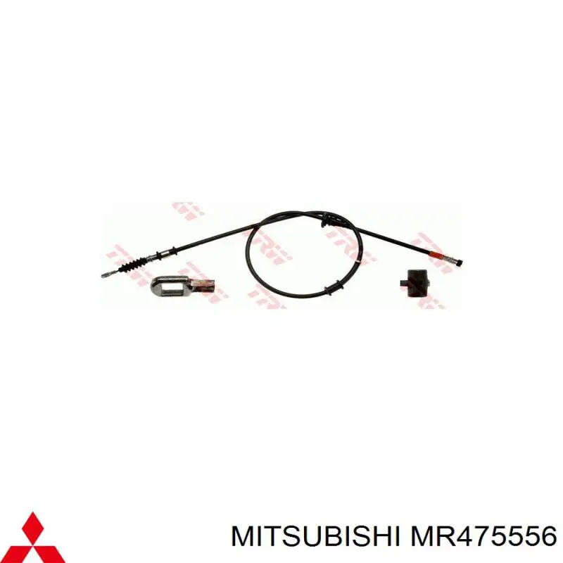 Трос ручного гальма задній, правий MR475556 Mitsubishi