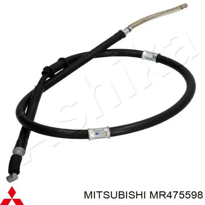 Трос стоянкового гальма задній правий Mitsubishi MR475598 ціна, від 24.98 USD