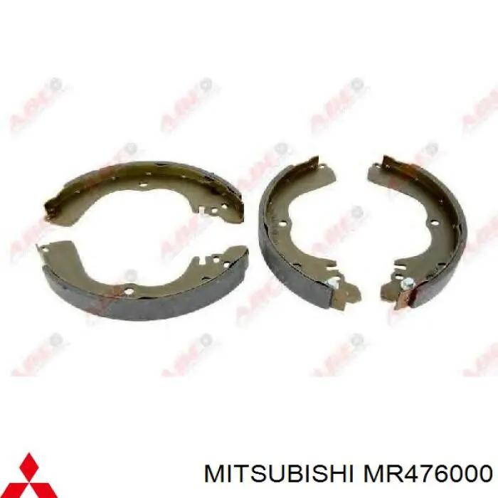 Купити MR476000 Mitsubishi Колодки гальмові задні, барабанні