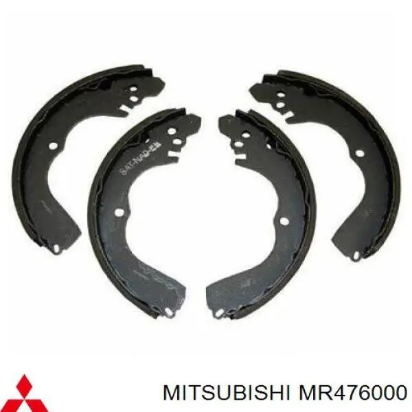 Купити MN102642 Mitsubishi Колодки гальмові задні, барабанні