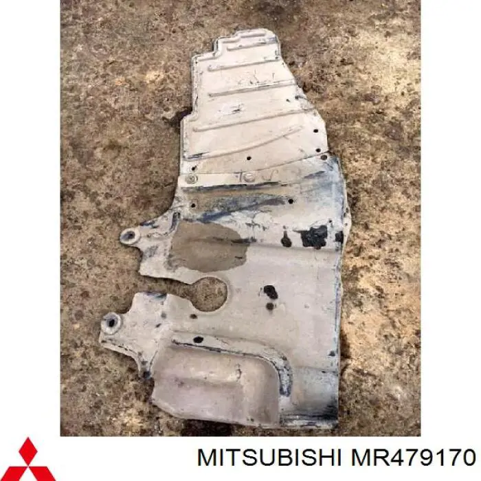 Захист двигуна, лівий Mitsubishi MR479170 ціна, від 15.52 USD