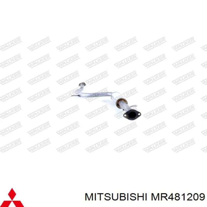 MR481209 Mitsubishi глушник, центральна частина