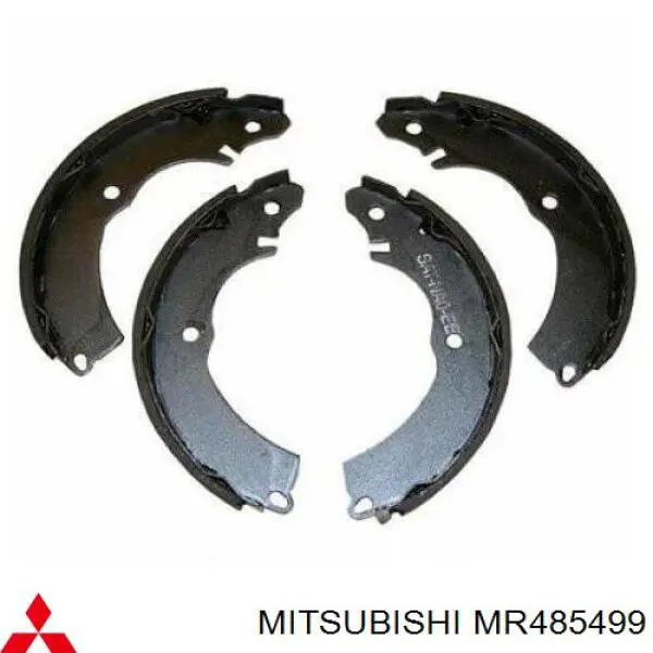 Колодки гальмові задні, барабанні MR485499 Mitsubishi