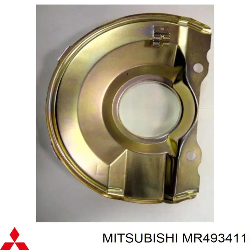 Купити MR493411 Mitsubishi Захист гальмівного диска, переднього, лівого