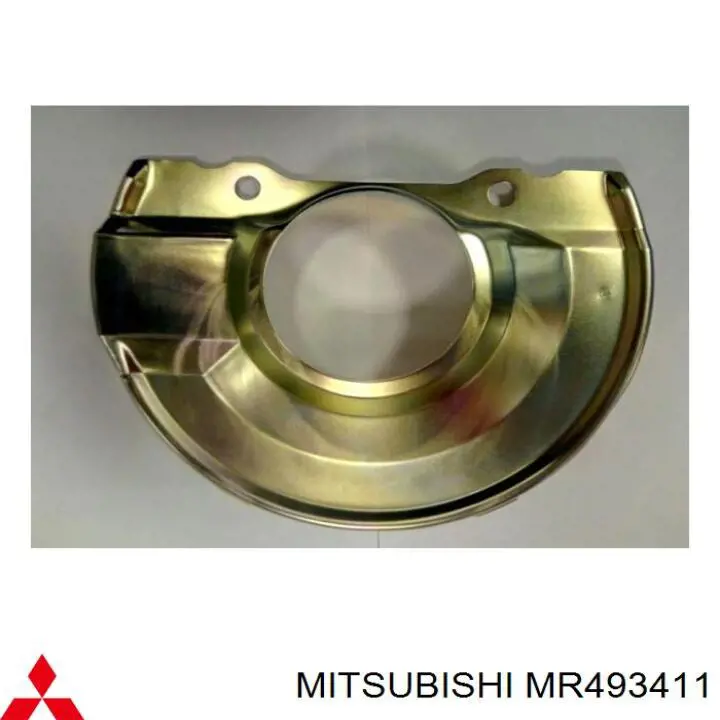 MR493411 Mitsubishi захист гальмівного диска, переднього, лівого