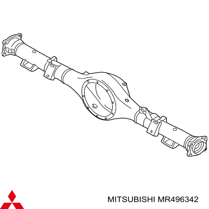 Картер заднього моста (чулок) Mitsubishi MR496342 ціна, від 133.18 USD