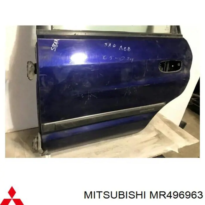 Двері задні, ліві Mitsubishi Space Star (DG0) (Міцубісі Спейс стар)