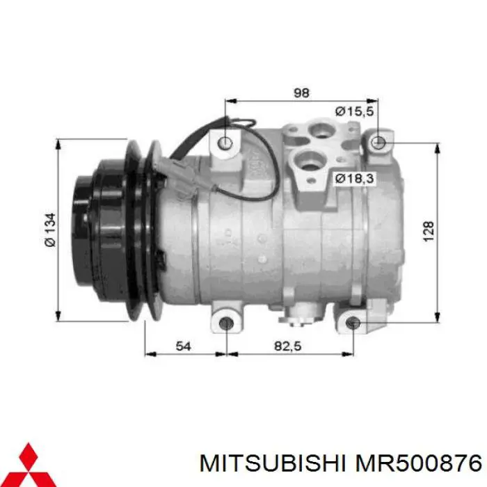 MR500876 Mitsubishi компресор кондиціонера