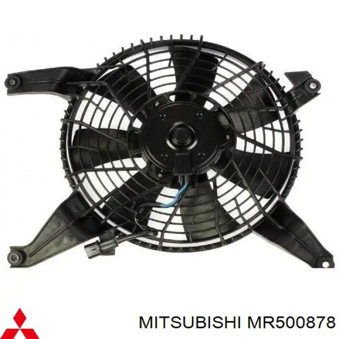 Дифузор (кожух) радіатора кондиціонера Mitsubishi Pajero 3 (Міцубісі Паджеро)