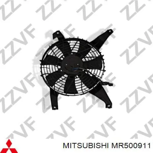Купити MR500911 Mitsubishi Дифузор радіатора кондиціонера, в зборі з крильчаткою і двигуном