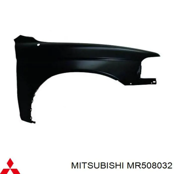 Крило переднє праве Mitsubishi MR508032 ціна, від 272.37 USD