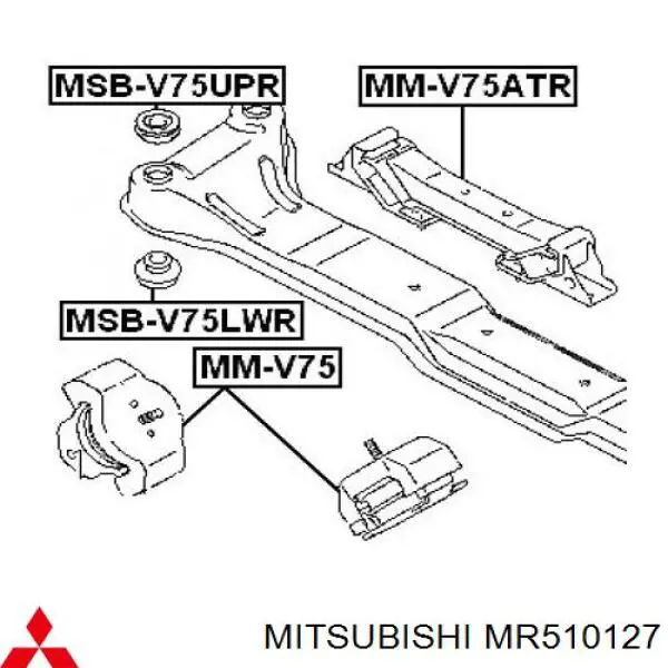 Купити Подушка (опора) двигуна, ліва Mitsubishi Montero SPORT K8, K9