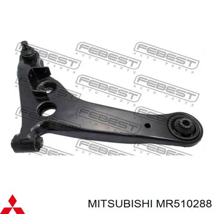 MR510288 Mitsubishi Сайлентблок переднього нижнього важеля