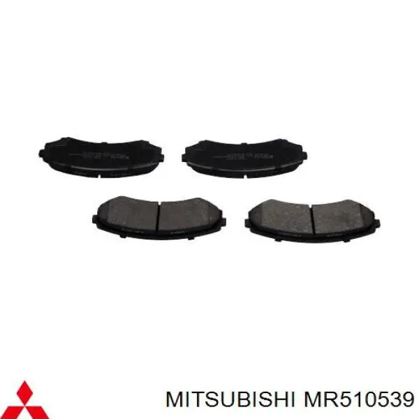 Гальмівні колодки Mitsubishi MR510539 ціна, від 24.18 USD