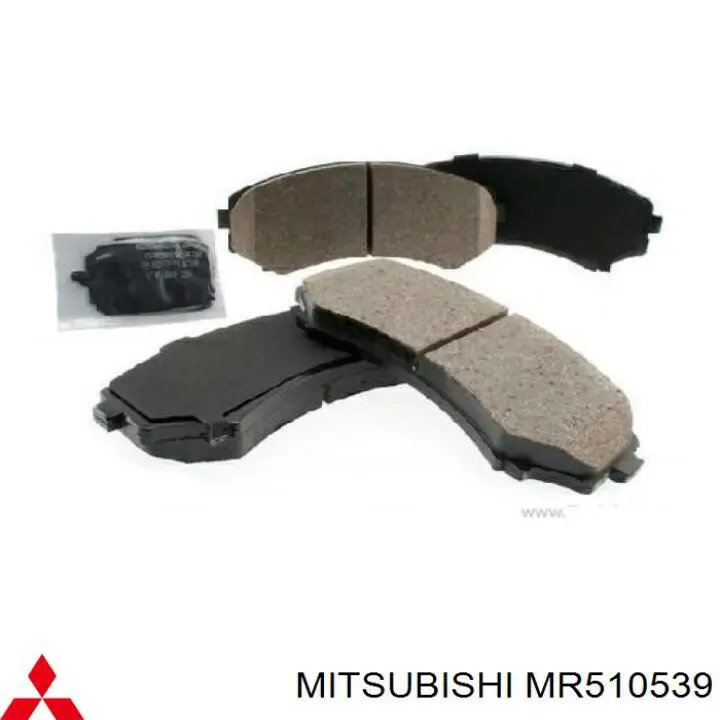 Купити MR510539 Mitsubishi Колодки гальмівні передні, дискові