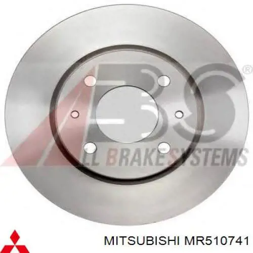 MR510741 Mitsubishi Гальмо дискове переднє