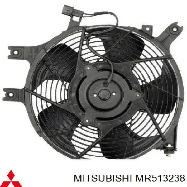 Дифузор (кожух) радіатора кондиціонера Mitsubishi Pajero SPORT (K90) (Міцубісі Паджеро)
