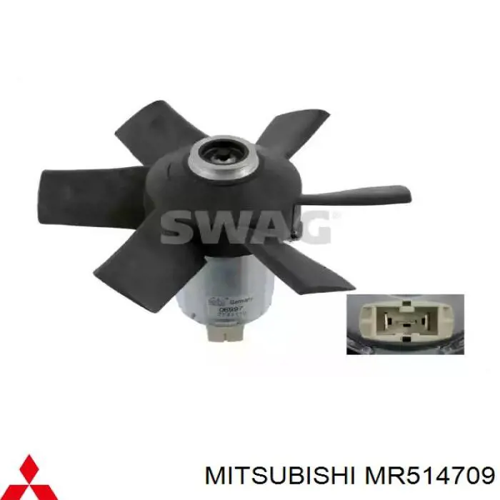 MR514709 Mitsubishi Радіатор охолодження двигуна