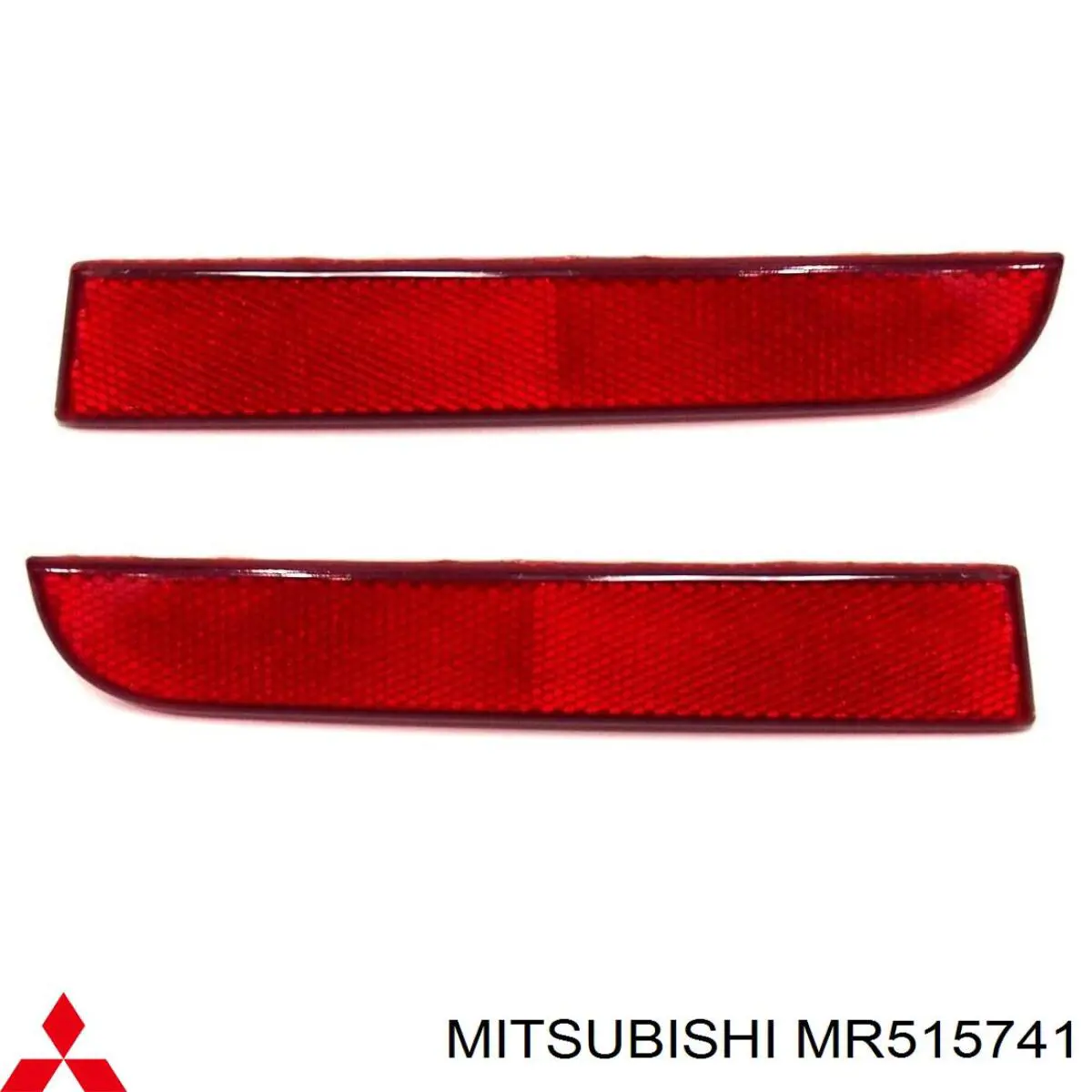 Катафот (відбивач) заднього бампера, лівий Mitsubishi ASX (GA) (Міцубісі Асх)