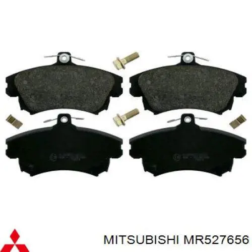 Купити MR527656 Mitsubishi Колодки гальмівні передні, дискові