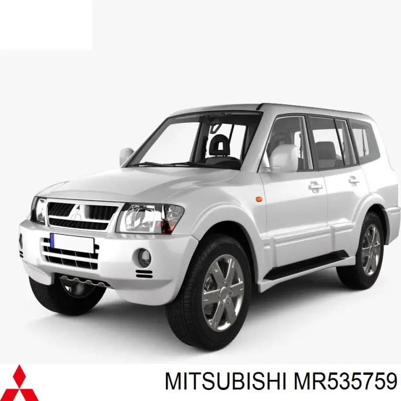 Крило переднє ліве MMR535759 Mitsubishi