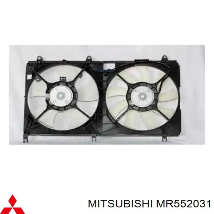 MR552031 Mitsubishi Мотор вентилятора системи охолодження, лівий