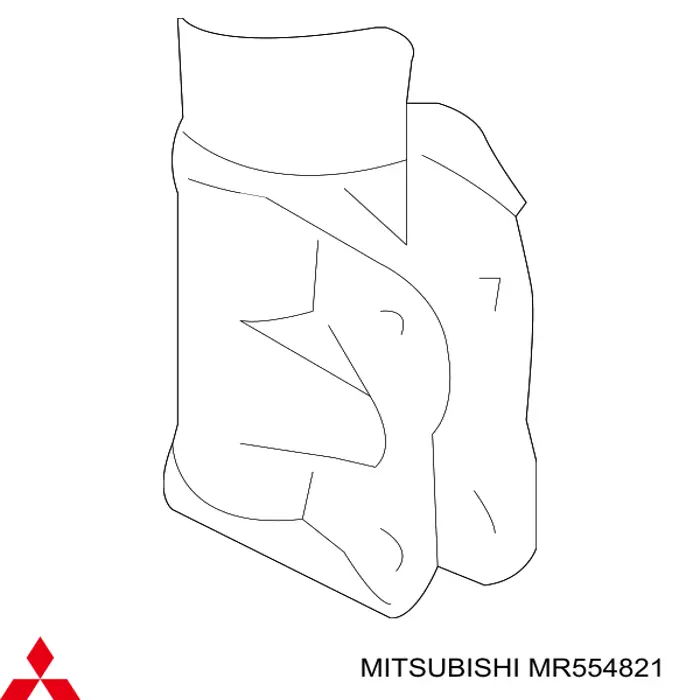 MR554821 Mitsubishi амортизатор передній