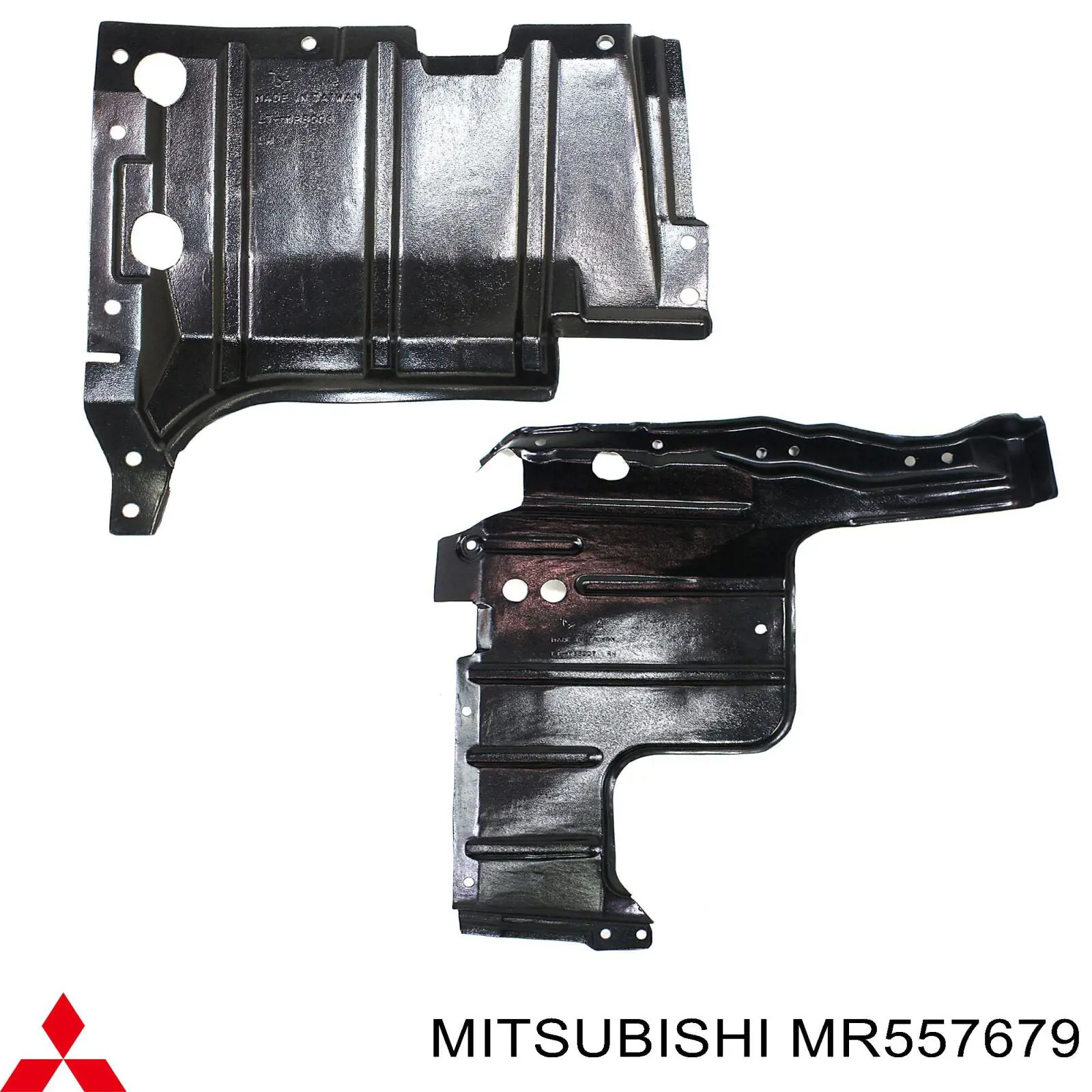MR557679 Mitsubishi захист бампера переднього, лівий
