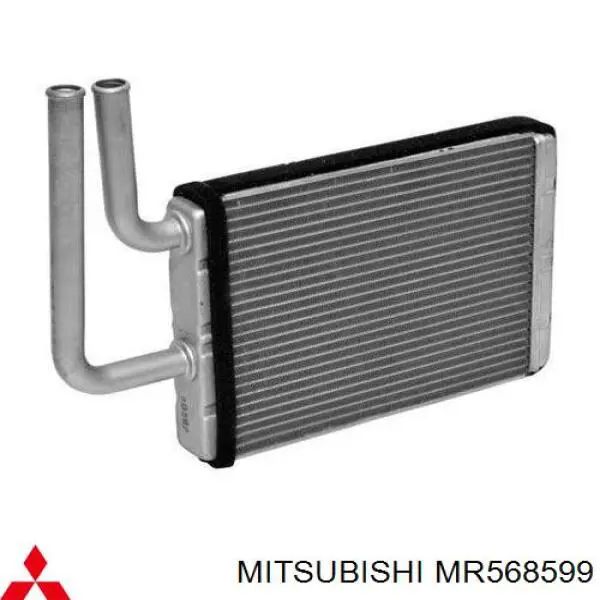 MR568599 Mitsubishi радіатор пічки (обігрівача)
