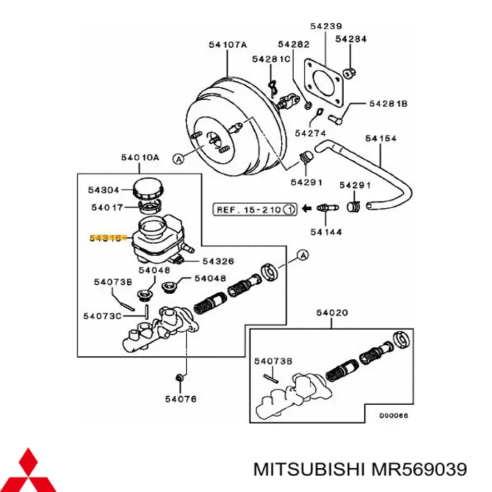 Бачок ГГЦ Mitsubishi MR569039 ціна, від 5.62 USD