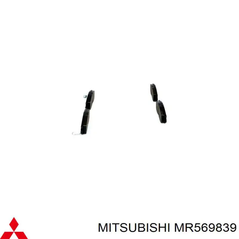 Гальмівні колодки Mitsubishi MR569839 ціна, від 18.48 USD