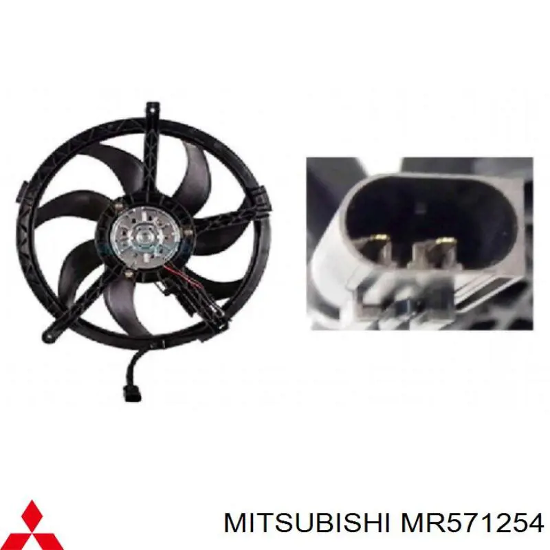 Дифузор (кожух) радіатора охолодження Mitsubishi MR571254 ціна, від 233.70 USD