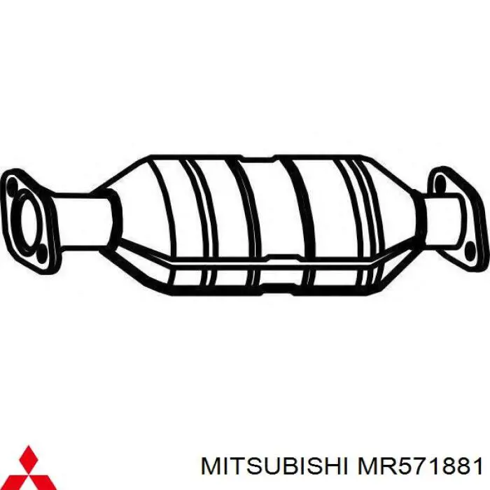 Конвертор-каталізатор (каталітичний нейтралізатор) Mitsubishi MR571881 ціна, від 132.77 USD