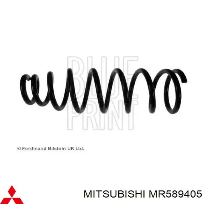 MR589405 Mitsubishi Пружина підвіски задня