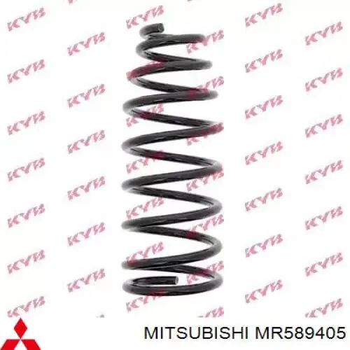 Пружина задня Mitsubishi MR589405 ціна, від 53.33 USD