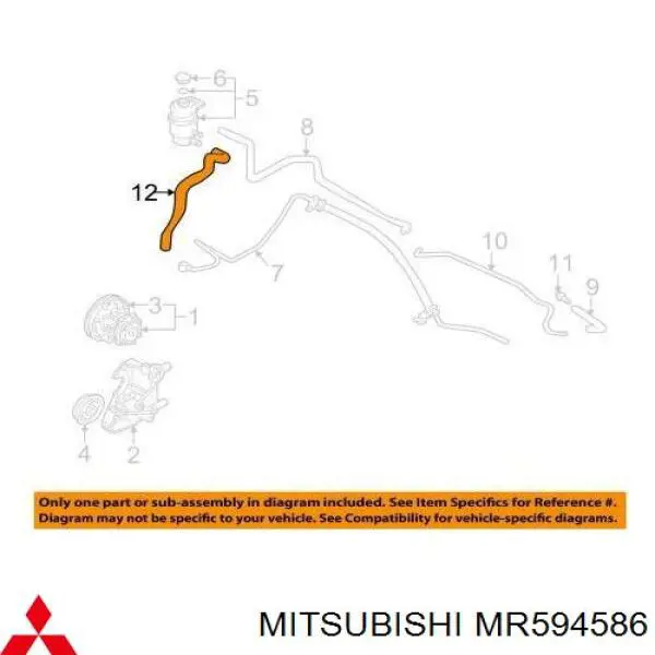  MR594586 Mitsubishi