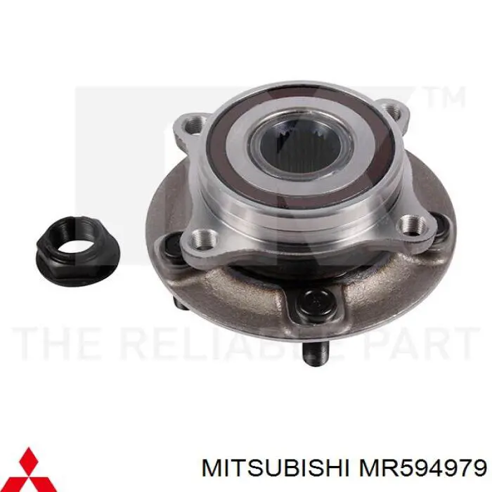 Передня маточина MR594979 Mitsubishi