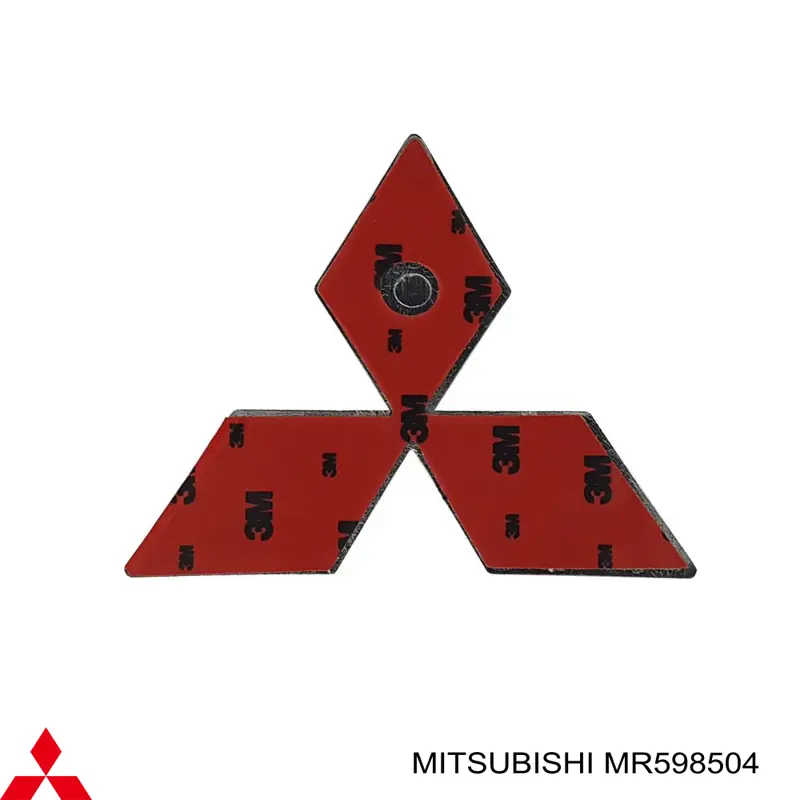 Емблема на решітку радіатора Mitsubishi MR598504 ціна, від 16.37 USD